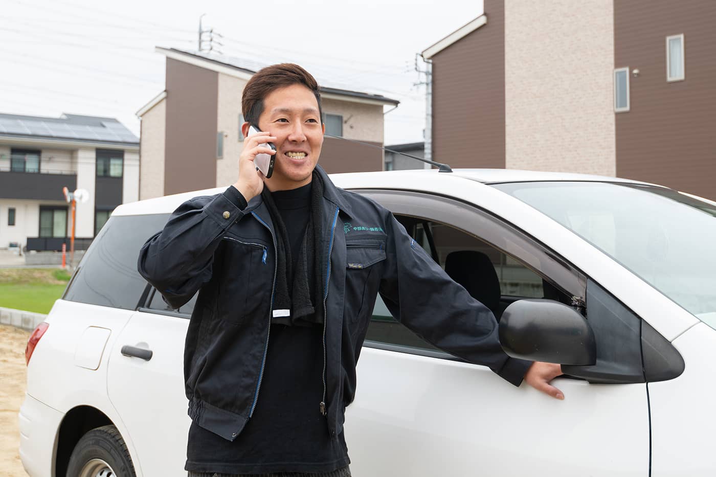 次はどんな足場をつくろうか、いつも考えてしまう…営業なのに（笑）。